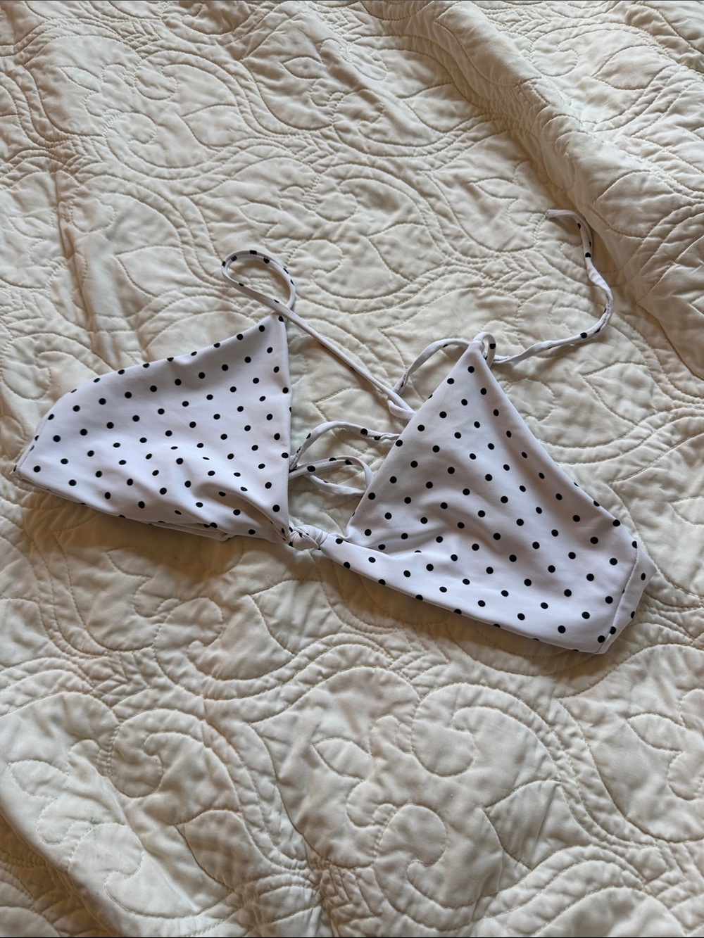 Skatie White Polka Dot Sarah Top